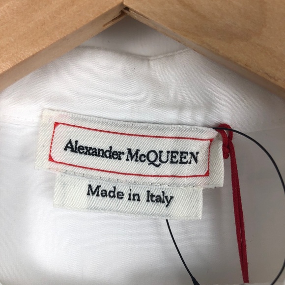 Alexander McQueen Ruffled Peplum Top Size 10/ NWT - Picture 7 of 11